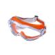 TPR Frame PC Lens Industrial Safety Goggles with Anti-Scratch UV Anti-Fog Protection