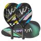 3K Full Carbon Fiber Beach Tennis Paddle Racket Rough Surface With Protection Bag