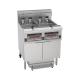304SUS Factory Direct Sell Two Tanks Four Baskets Digital Panel Electric & Gas Open Fryer