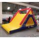 Inflatable Triangle Slide Yellow Outdoor Water Park Large Inflatable Slide Pvc