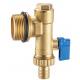 6018 End Piece Male Threaded For Hot Forged Return Manifold With Flushing Draining Ball Valve