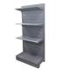 Factory Patented Design Products Detachable Feet Supermarket Shelves Metal Single Side Supermarket Dark Shelf