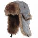 Mens Fake Trapper Ski Wool Winter Hat For Fingerless Glove Strings Buckle Closure