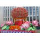 Custom Traditional Fabric Chinese Lanterns For Shopping Mall Activities