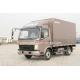 4x2 Euroii Howo 7000kg Refrigerated Box Truck With Yunnei Engine And 6 Triangle Tire