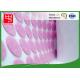Eco - Friendly Pink Custom Patches Dot Shape In Rolls