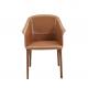 Plastic PU Dining Leather Chairs With 4 Legs In Various Colors