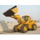 Yellow Color Used CAT 966e Wheel Loader Sale , Cat Rubber Tire Loader