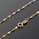 18K Rose God White Gold Yellow Gold Women Link Chain for Necklace (NG014)