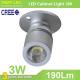 Universal Angle-adjustable CREE LED Cabinet Light LED Jewelry Light 3W