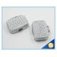 Shinny Gifts Silver Plating Diamond Design Metal Pill Box Traveling Pill Box for Promotional Gifts