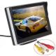 Silver Color Car Reverse Camera With Lcd Monitor , Rear View Monitor System 30ms