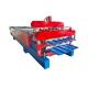 Roofing Sheet Glazed Tile Double Layer Roll Forming Machine 5.5kw For Construction Material