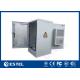 500W IP55 Double Door Outdoor Telecom Cabinet Single Wall With Insulation