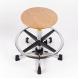 Plywood Adjustable Industrial Production Chairs 330mm Diameter SGS Certificate