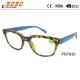 New style fashion competitive price Color plastic reading glasses, plastic  hinge