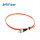 Orange Color Jacketed Single Mode Pigtail 0.9mm OFNP PVC LSZH OFNR OFNP Cable Type