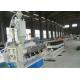 Single Screw High Output Corrugated Pipe Machine / Plastic Pipe Extrusion Line