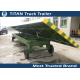 Small Tractor farm drawbar trailer for bulk cargo and machinery transportation