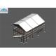 Double Decker Large Warehouse Tent With Glass Wall / White Roof For Temporary Outdoor Event