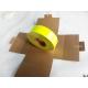 Bright Photo Reflective Conspicuity Tape Placement , Fluorescent Yellow Reflective Tape