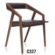Katakana Chair home modern solid wooden dining arm chair furniture