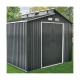 Apex Roof Skylight Garden Shed, 6x8ft 8x9 Metal Shed Anthracite