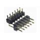 Plastic PBT PA6T Right Angle Pin Header 2.0mm Pitch 2A