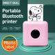 Bluetooth Portable Mini Printer Photo printer Pocket Mini Sticker Thermal printer for Android iOS phone Oversea