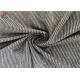 Eco-Friendly Polyester Spandex Melange Striped Weft Knitted Fabric