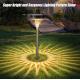 Solar Powered Garden Lights with RGB Lighting 3.7V Voltage and 600mAh Battery Capacity