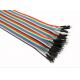 40 Pin 2.54 Pitch 20cm Male To Female Breadboard Jumper Wires Cable Ribbon