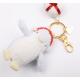 White Cute Penguin Keychain , Smooth Touch Mini Penguin Stuffed Animal