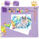 Large Silicone Painting Mat With Cup Kids Painting Mat Painting Tools For Drawing