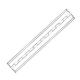 OEM Long Clear Acrylic Piano Hinge PMMA Plastic Hinges For Plexiglass