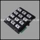 Black Custom Keyboard Pad 12 Buttons Type For Access Control / Public Phone