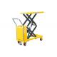 Double Scissors Portable Lift Table , Electric Lightweight Lift Table 0.8kw ​Motor Power