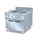 Stainless Steel 32kW 2 Basket Tank Fryer With Cabinet