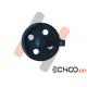 R55 -9 Front Idler Wheel Mini Excavator Undercarriage Parts In Black Color