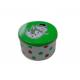 Printed Empty Round Tin Cans For Cookie Biscuit Storage Non Toxic Material