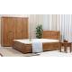 Hotel Rooms Pine Solid Wood Bedroom Furniture Sets Oak King Size Bed Simple Style