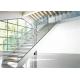 Indoor Stair Frameless Glass Railing U Channel Aluminium Alloy Material