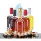 Super Flint Glass 350ml 500ml 750ml Clear Whiskey Mini 2oz Women Shaped Liquor Bottle
