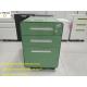 Drawer Heavy Duty Mobile Pedestal File Steel Cabinet Green  H23.62''XW15.74''XD19.68”