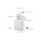 Ergonomic Design Wireless Bluetooth Earphones In Ear Type Custom Logo