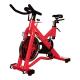 Dip Handle Fitness Commercial Spin Bikes 20kg Fly Wheel Red Color 3.5mm Thick Tube