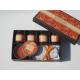 Orange & Brown scented & assorted  glass candle & tin candle  packed into gift box