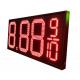 Waterproof IP65 LED Gas Price Display , Digital Gas Price Signs Size Customized