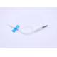 Two Winged Soft Blue Blood Collection Butterfly Needle 23G EO Gas Sterilization