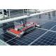 Rooftop Solar Panel Cleaning Robot Battery Powered Dry/Water Mode Photovoltaic Solar Cleaning Robot